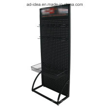 Schwarzer Boden Stand / Metall-Display mit individuellem Logo